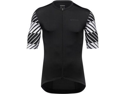 230923 gore swiftride optical jersey mens black white xxl