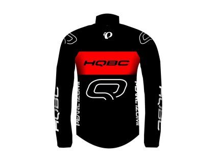 Bunda QPI TEAM proti vetru čierna/červená (Veľkosť L)