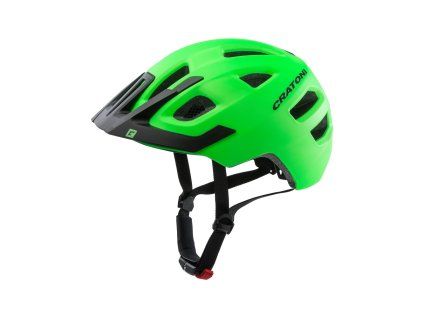 Detská prilba CRATONI Maxster Pro Lime/Black Matt - S/M (51-56cm) (Veľkosť S)
