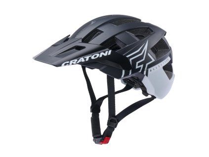 Helma CRATONI AllSet Pro Black/White Matt - XS/S (52-57 cm) (Veľkosť XS)