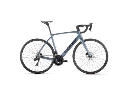 LOOK 765 Optimum 2 Disc Grey Blue Satin 105 Di2 Shimano Wh-RS171 2025 (Veľkosť XS)