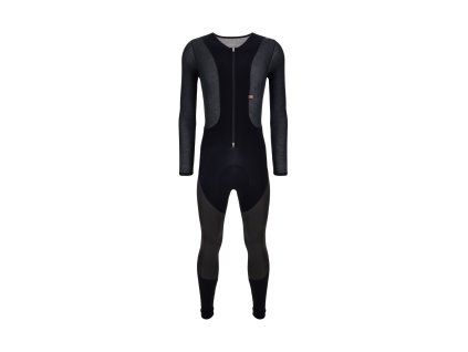 Nohavice s náprsenkou SANTINI Vega Dry Black - M (Veľkosť M)