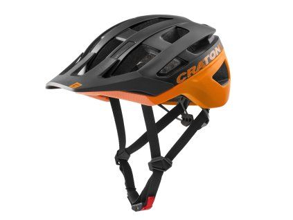 Prilba CRATONI AllRace Black/neon Orange Matt - M/L (56-61cm) (Veľkosť M)