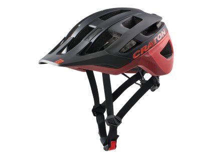 Prilba CRATONI AllRace Black/Red Matt - M/L (56-61cm) (Veľkosť M)