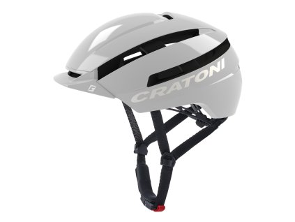 Prilba CRATONI C-Loom 2.0 Silverfrost Glossy - S/M (53-58cm) (Veľkosť S)