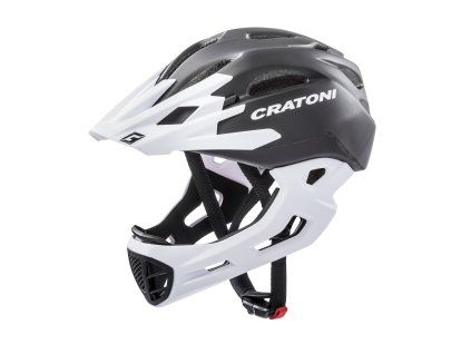 cratoni c maniac black white matt o