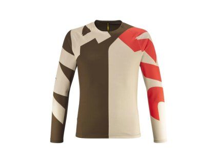 MAVIC PÁNSKÝ DRES S DLOUHÝM RUKÁVEM DEEMAX ENDURO LETTERS/DESERT PALM S (Veľkosť S)