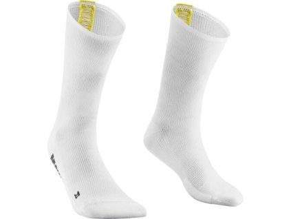 MAVIC PONOŽKY ESSENTIAL VYSOKÉ WHITE 35/38 (Veľkosť 35/38)