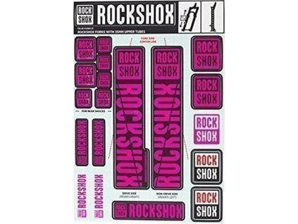 259651 rockshox decal kit 35mm magenta