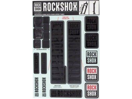263557 rockshox decal kit 35mm stealth