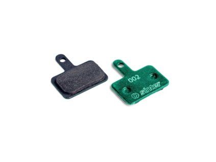 260089 sinter brzdove desticky shimano b type green