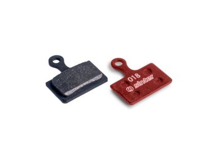 260923 sinter brzdove desticky shimano k type red