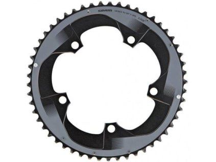 261307 sram cring road red 11s 53t 130 al5 btblk 2pn