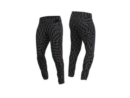 TLD DÁMSKÉ KALHOTY LILIUM TWISTED CHECKERS BLACK XS (Veľkosť XS)