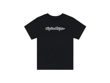 TLD DÁMSKÉ TRIKO S KRÁTKÝM RUKÁVEM SIGNATURE BLACK S (Veľkosť S)