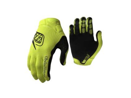 TLD DĚTSKÉ RUKAVICE AIR MONO FLO YELLOW XS (Veľkosť XS)
