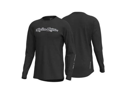 TLD DRES S DLOUHÝM RUKÁVEM RUCKUS RIDE TEE BURN OUT CARBON S (Veľkosť S)