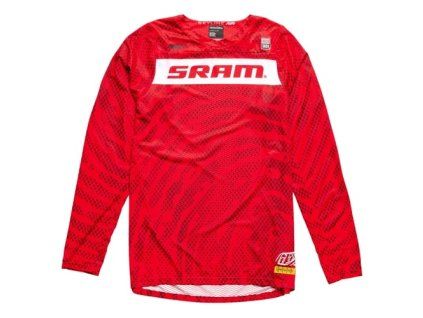 TLD DRES S DLOUHÝM RUKÁVEM SKYLINE AIR SRAM ROOTS FIERY RED S (Veľkosť S)