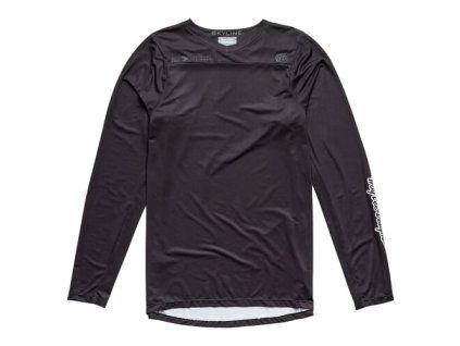 TLD DRES S DLOUHÝM RUKÁVEM SKYLINE MONO BLACK S (Veľkosť S)