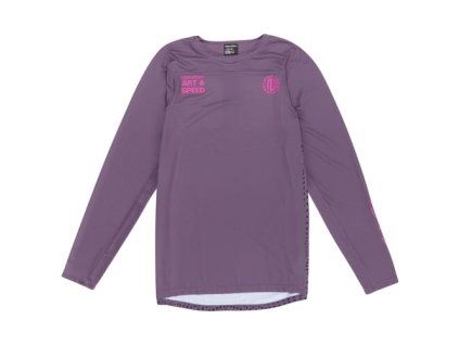 TLD DRES S DLOUHÝM RUKÁVEM SKYLINE RADIOSCAPE DEEP PURP S (Veľkosť S)