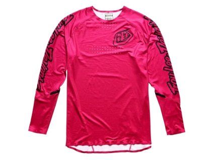 TLD DRES S DLOUHÝM RUKÁVEM SPRINT ULTRA MONO BERRY M (Veľkosť M)