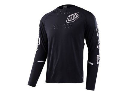 248398 tld dres s dlouhym rukavem sprint ultra mono black 2xl