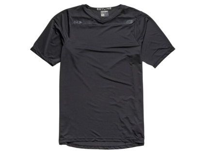 TLD DRES S KRÁTKÝM RUKÁVEM SKYLINE MONO BLACK S (Veľkosť S)