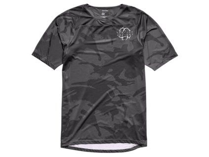 TLD DRES S KRÁTKÝM RUKÁVEM SKYLINE SHADOW CAMO CARBON S (Veľkosť S)