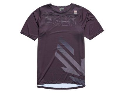 TLD DRES S KRÁTKÝM RUKÁVEM SKYLINE SRAM EAGLE ONE BLACK M (Veľkosť M)