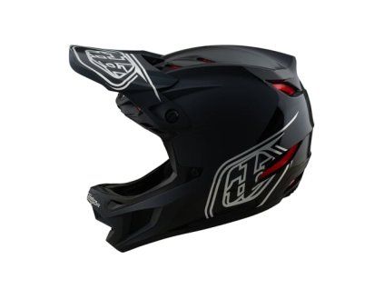 TLD HELMA D4 POLYACRYLITE SHADOW BLACK XS (Veľkosť XS)