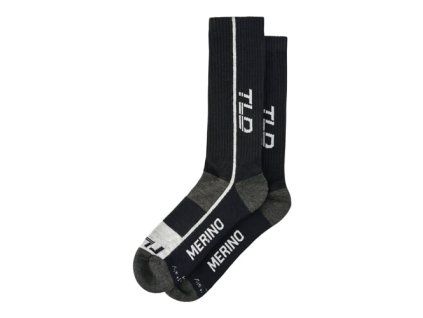 TLD PONOŽKY CHILL MERINO WOOL MONO BLACK S/M (Veľkosť S/M)
