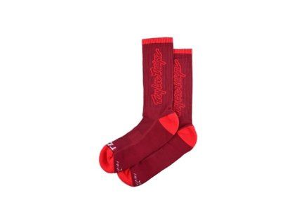TLD PONOŽKY PERFORMANCE SIGNATURE OXBLOOD S/M (Veľkosť S/M)
