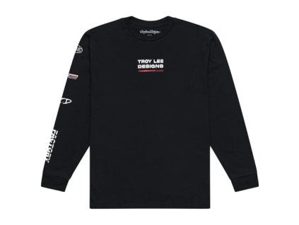 TLD TRIKO S DLOUHÝM RUKÁVEM FACTORY BLACK S (Veľkosť S)