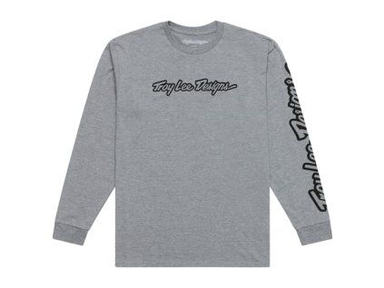 TLD TRIKO S DLOUHÝM RUKÁVEM SIGNATURE GRAY HEATHER S (Veľkosť S)