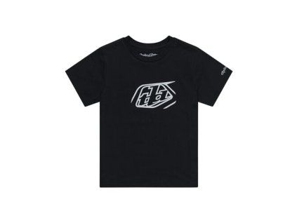 TLD TRIKO S KRÁTKÝM RUKÁVEM BADGE BLACK S (Veľkosť S)