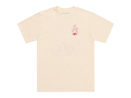 TLD TRIKO S KRÁTKÝM RUKÁVEM TORCHED VINTAGE WHITE S (Veľkosť S)