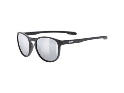 264418 uvex bryle lgl 53 black matt mir silver
