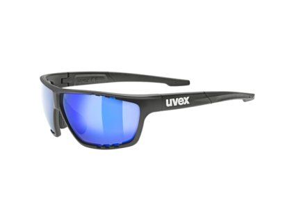 256753 uvex bryle sportstyle 706 black mat mir blue