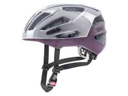 UVEX HELMA GRAVEL X RHINO-PLUM 52-57 (Farba rhino - plum, Veľkosť 52-57)