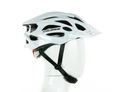 Crussis Cyklistická prilba 03013 – biela farba (Obvod hlavy S vel. 50-55)