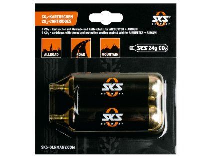 co2 bombicka sks sada 2 bombicky 24g pro airbuster se zavitem o