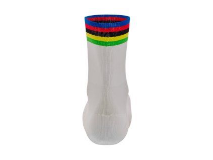 ponozky santini uci world champion white o