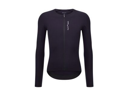 Unisex dres s dlhým rukávom SANTINI Unico Black - XXS (Veľkosť XXS)