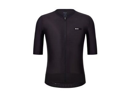 Unisex dres SANTINI Aero Race Black - XXS (Veľkosť XXS)