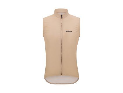 Unisex vesta SANTINI RTR Wind Cappuccino - XXS (Veľkosť XXS)