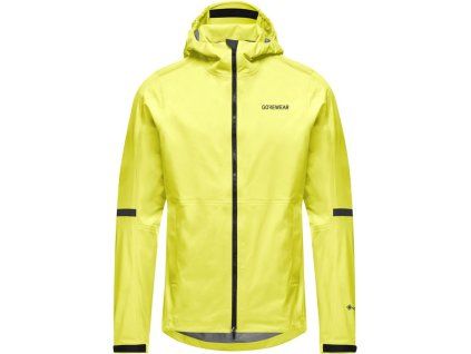 283620 gore lupra 2 0 gore tex hooded jacket mens lime yellow m