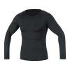 226168 gore m base layer long sleeve shirt black xl 100317990006