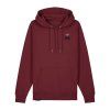 PEATY'S PUBWEAR MIKINA S KAPUCÍ SUMMIT BURGUNDY S (Veľkosť S)