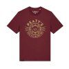 PEATY'S PUBWEAR TRIKO S KRÁTKÝM RUKÁVEM TRAILS & ALES CREST / BURGUNDY S (Veľkosť S)
