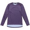 TLD DÁMSKÝ DRES S DLOUHÝM RUKÁVEM LILIUM TWISTED CHECKERS DEEP PURPLE XS (Veľkosť XS)